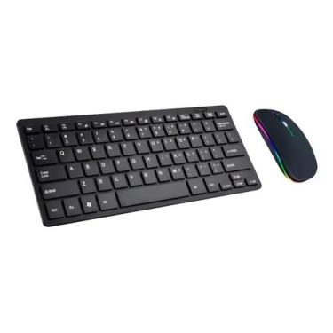 Imagem de Teclado E Mouse Sem Fio Compatível com iPad Air 5ª Geração A2588 - SNA