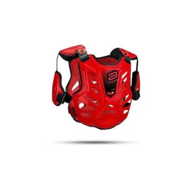 Imagem de Colete Motocross Asw Maxx Vermelho Trilha Bmx Atv
