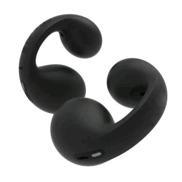 Imagem de Fone de ouvido bluetooth 5.3  clipe earcuffs preto & branco tws compat