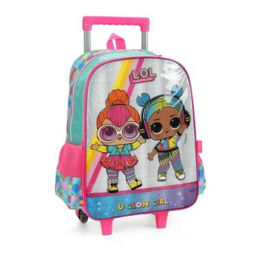 Imagem de Mochila Rodinha G Boneca Lol Surprise DJ Jardim Flor IC39202 - LOL Sup