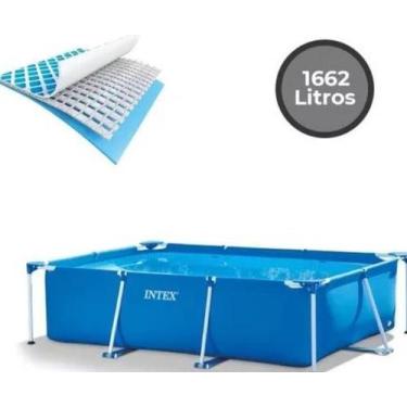 Imagem de Piscina de Armação Retangular 1.662 L - 2.2mx1.5mx60cm - Intex