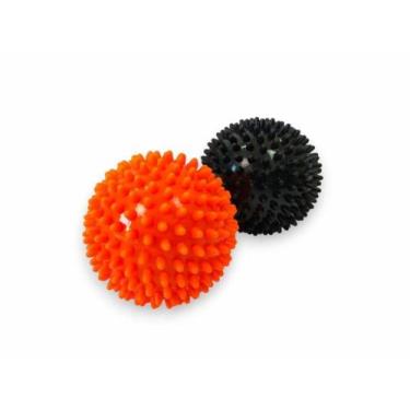 Imagem de Bola de Massagem - 9cm - Laranja/preto - Kallango