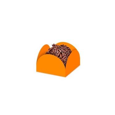 Imagem de Forma Doce 4 Petalas N7 Laranja Neon C/50 Plac, Unico, Unico