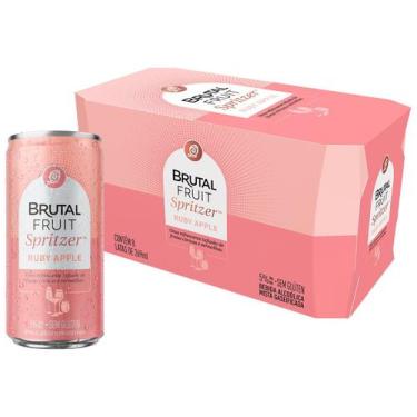 Imagem de Bebida Mista Brutal Fruit Spritzer de Ruby Apple 269ml 1 Pack com 8 la