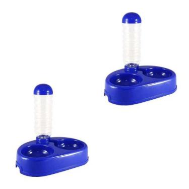 Imagem de Comedouro E Bebedouro Para Cães E Gatos - PET-19 - Western Pet, AZUL