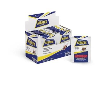 Imagem de Mata Mosca Atratex Isca Mosquicida Granulada 25g Haxea - Embalagem com
