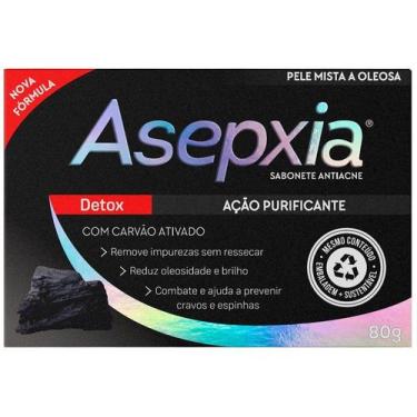 Imagem de Sabonete Asepxia Antiacne Detox 80g, 80g