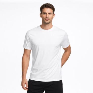 Imagem de Camiseta Fila Regular Smart Cotton Branca, G