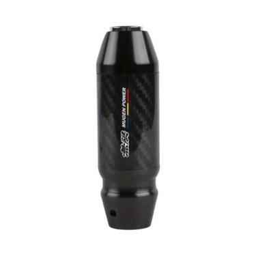 Imagem de MUGEN-Universal engrenagem Shift Knob, alumínio, preto, fibra de carbo