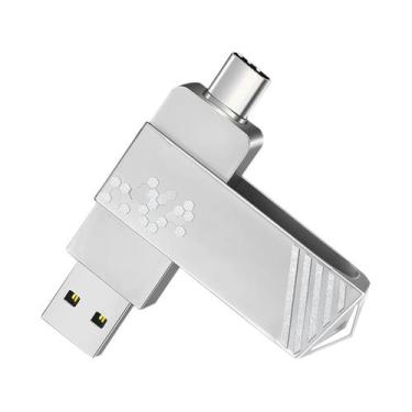 Imagem de Pen Drive 2 em 1 de Alta Velocidade com Interfaces OTG Tipo C e USB A 