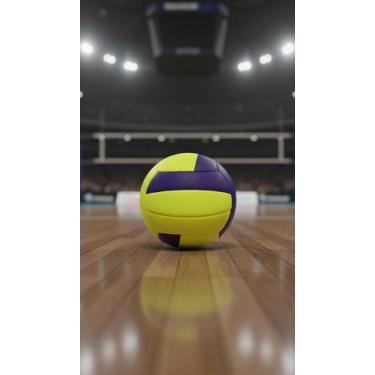 Imagem de Bola de Vôlei Profissional de Quadra - Amarela - Congratulations Store