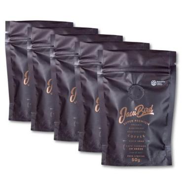 Imagem de Café em grãos Jacu Bird Organico Camocim Kit 5 Packs 50g
