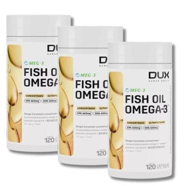Imagem de KIT 3 Fish Oil Ômega 3 Dux Nutrition 120 Caps