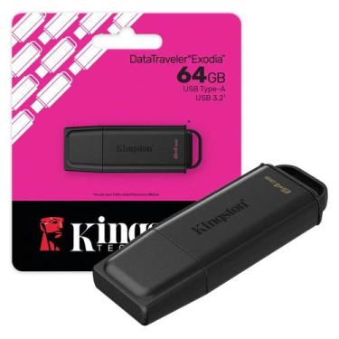 Imagem de Pen Drive Kingston Datatraveler Exódia G2 64Gb USB 3.2 DTXG2/64GB 7968