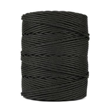 Imagem de Corda Trançada de Polipropileno Seda Fio 3mm Rolo 1kg Alta Resistência