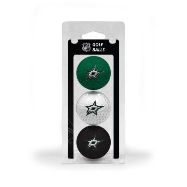 Imagem de Team Golf Bolas de golfe NHL Dallas Stars, pacote com 3, impressão colorida e durável da equipe