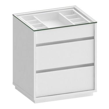 Imagem de Mesa de Cabeceira Belize 3 GV Branca
