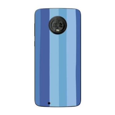 Imagem de Capa Case Capinha Samsung Galaxy Moto G6 Arco Iris Azul - Showcase