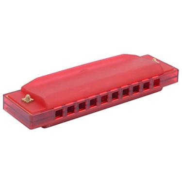 Imagem de Gaita translúcida, prática e não tóxica para um ótimo presente (Crimson)