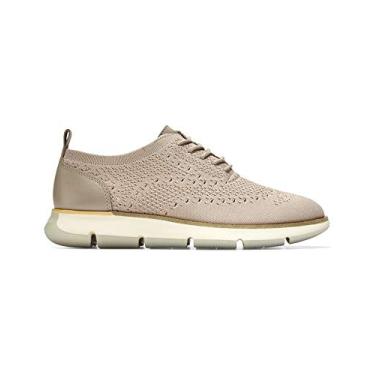 Imagem de Cole Haan 4. Zerogrand Stitchlite Oxford Etherea Knit/Etherea Smooth Leather/Pumpkin/Optic White 6 B (M)