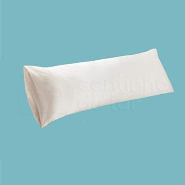 Imagem de Fronha Capa de Algodão Para Xuxão com Zíper 1,90m Branca