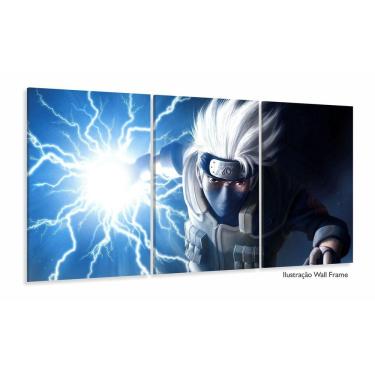 Imagem de Quadro Decorativo Kakashi Sensei Mosaico Em Tecido 120x60 3