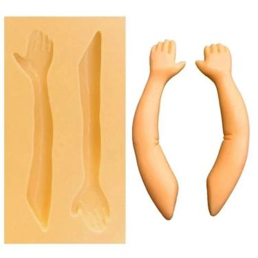 Imagem de Molde De Silicone Braços, Resina, Confeitaria, Biscuit Molds Planetg