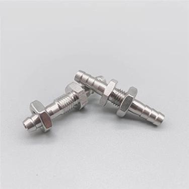 Imagem de 4mm 6mm 8mm 10mm 12mm 14mm 16mm 19mm Mangueira Barb Anteparo 304 A?o Inoxid¨¢vel Tubo Farpado Adaptador Conector de Encaixe de Tubo, 8mm