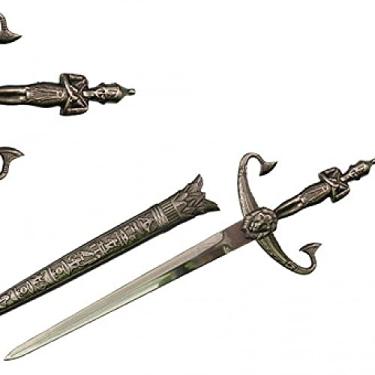 Imagem de Adaga Egípcia c/lâmina em metal s/corte 31cm decoração