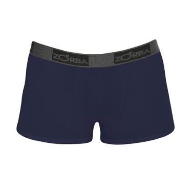 Imagem de Cueca Zorba Boxer Plus 717 Azul Marinho