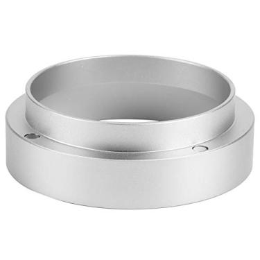 Imagem de Anel de dosagem, funil de dosagem Anel de dosagem de café de alumínio com substituição magnética para máquina de café (58MM)