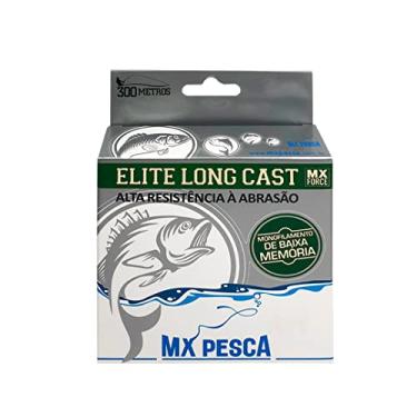 Imagem de Linha MX Pesca MX Elite Long Cast 300m Monofilamento Verde Escuro 0,35 14,70kg