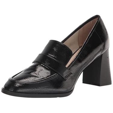 Imagem de LifeStride Mocassim feminino Farrah Block Heel, Patente preta, 8.5 Wide