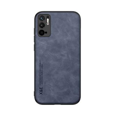 Imagem de Kepuch Silklike Capa para Xiaomi Poco M3 Pro,Redmi Note 10 5G - Case Placa de Metal Embutida para Xiaomi Poco M3 Pro,Redmi Note 10 5G - Azul