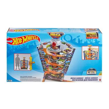 Pista De Percurso e Veículo - Hot Wheels - City Garagem Com