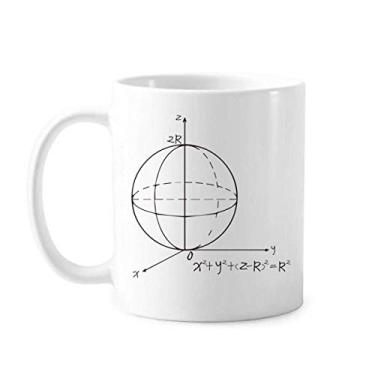 Imagem de Caneca Math Kowledge Sphere Equation cerâmica café porcelana xícara louça