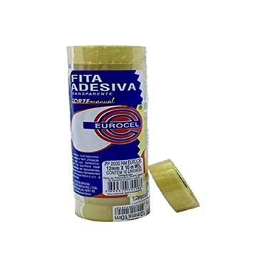 Imagem de Fita Adesiva Pp 2000 12Mmx10M Transparente Pacote Com 10-24900