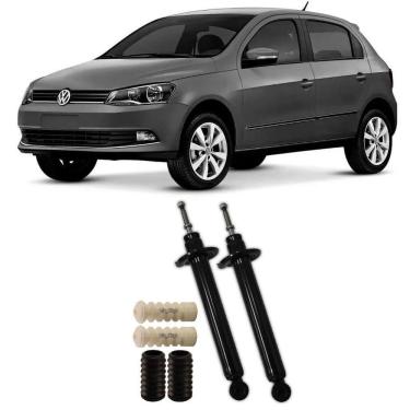 Imagem de Amortecedor + Kit Batente Vw Gol G6 Traseiro 2013 Até 2019 O Par