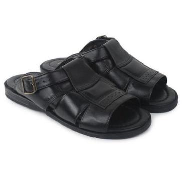 Imagem de Chinelo Sandalia Italianinho Masculino Em Couro 120340302