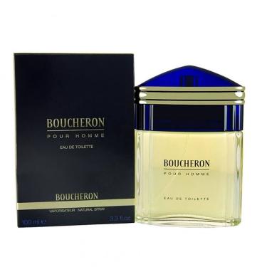 Imagem de Perfume masculino sofisticado Boucheron Pour Homme com notas amadeiradas e picantes