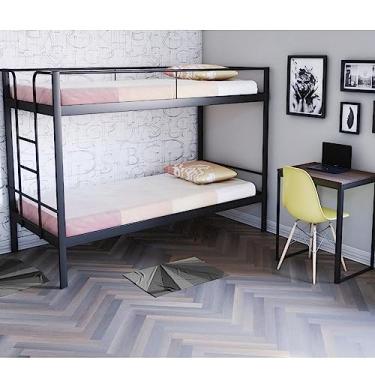 Imagem de Conjunto Para Quarto 1 Beliche e 1 Escrivaninha 90x45cm Completa Casa