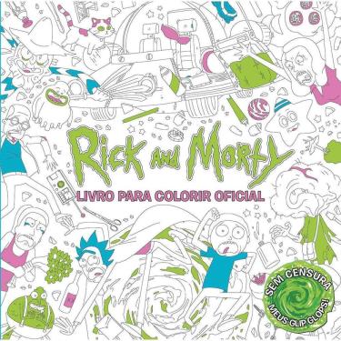 Imagem de Rick and Morty Livro para Colorir Oficial
