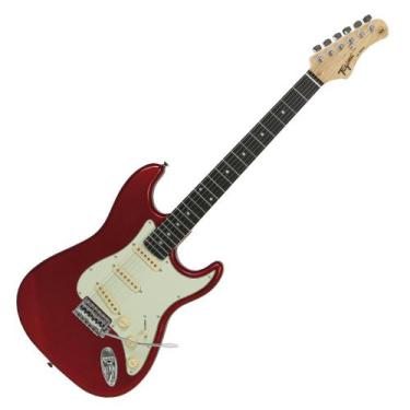 Imagem de Guitarra Tagima Tg-500 Maçã Doce Stratocaster Ca Candy Apple
