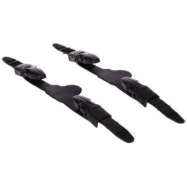 Imagem de Scuba Choice Alças universais de nadadeira de mergulho com fivelas de liberação rápida – silicone ajustável e neoprene, ajuste durável para a maioria das barbatanas - ideal para mergulho livre e