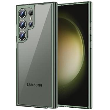 Imagem de JETech Capa para Samsung Galaxy S23 Ultra 5G 6,8 Polegadas, Case Protetora de Telefone à Prova de Choque Não-Amarelecimento, Capinha Parte Traseira PC Rígido Anti-Riscos (Verde)