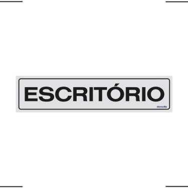 Imagem de Acesso Placa De Sinalização Escritório 30x7 Ekomunike - B-504