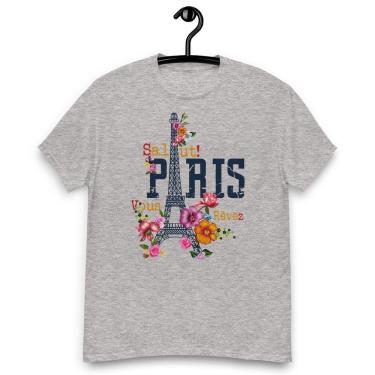 Imagem de Camiseta Plus Size Unissex - Paris Torre Eiffel