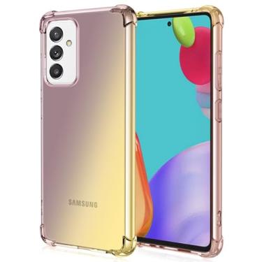 Imagem de PRAECONINA Capa de telefone de silicone à prova de choque com airbag de cor gradiente para Samsung Galaxy Quantum 2