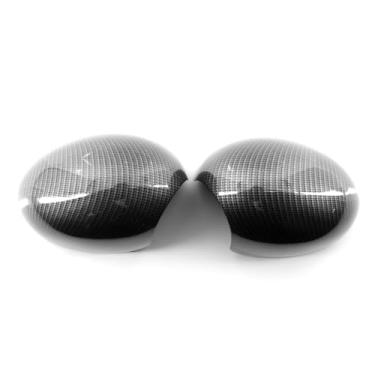 Imagem de Daconovo 2 peças de tampa do espelho lateral Substituição da caixa do espelho retrovisor para BMW Mini R55 Clubman 2007-2013 R56 Hatchback 2007-2013 R57 conversível 2009-2014 OEM: 51162754913 51162754