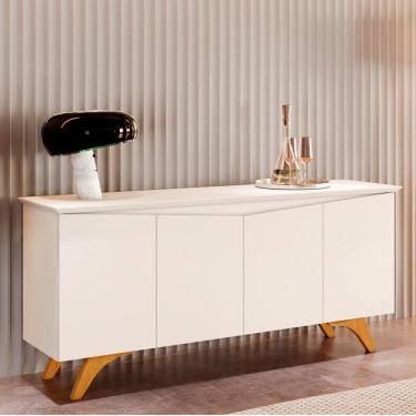 Imagem de Buffet para Sala de Jantar 4 Portas 160cm Madrid Off White